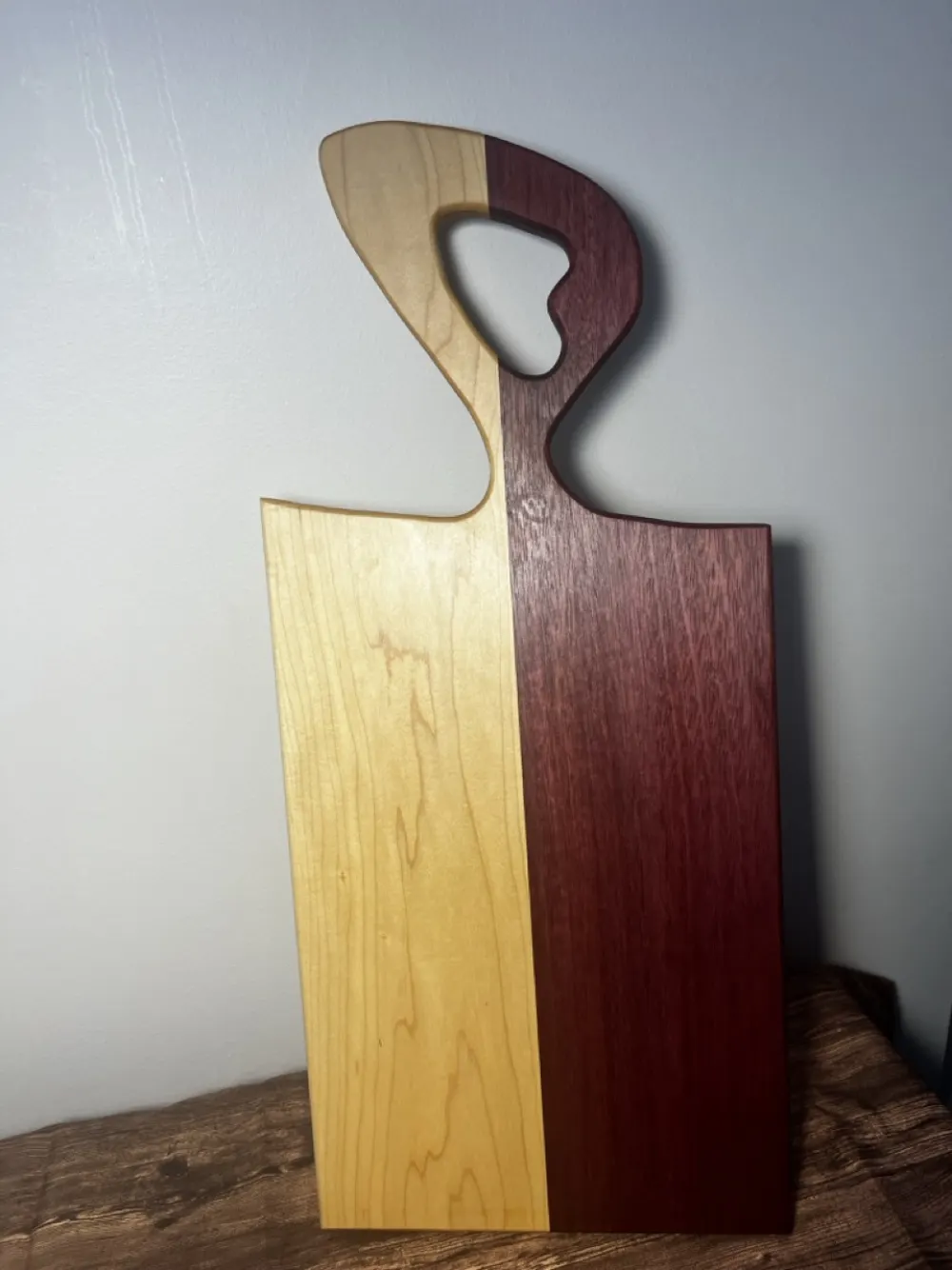 Violet Fusion Board handmade by Wood Dust Creations